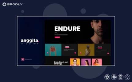 Anggita - One Page Portfolio Theme