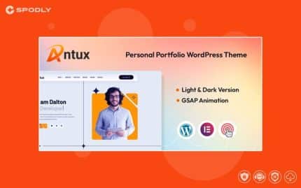 Antux – Creative Portfolio WordPress Theme