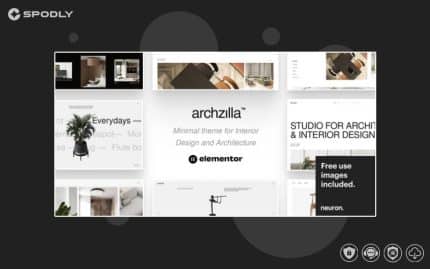 Archzilla - Minimal WordPress Theme for Interior Design and Architecture
