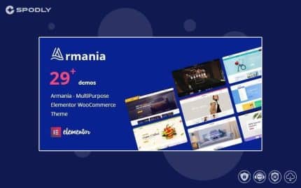 Armania - Fashion, Furniture, Organic, Food Multipurpose Elementor WooCommerce Theme (RTL Supported)