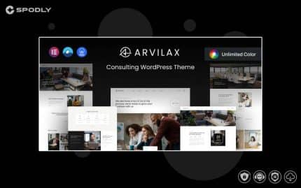 Arvilax - Business Consulting WordPress Theme