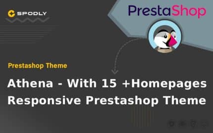 Athena - With 15 + Homepages Responsive Prestashop Theme