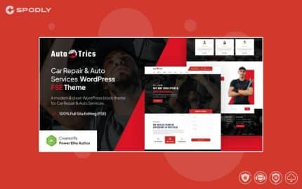 AutoTrics – Car Repair & Auto Service Gutenverse FSE WordPress Block Theme