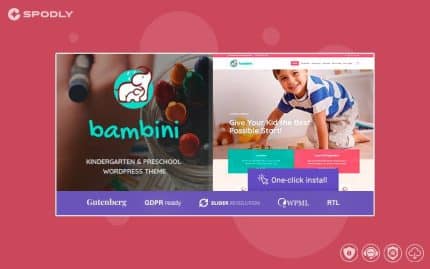 Bambini - Pre-School and Kindergarten Theme