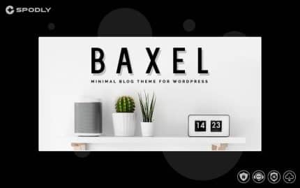 Baxel - Minimal Blog Theme for WordPress