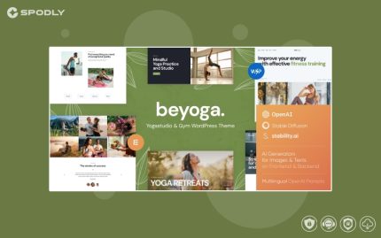 BeYoga | Yoga studio & Gym WordPress Theme