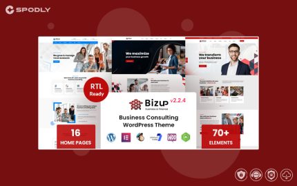 Bizup - Business Consulting WordPress Theme