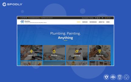 BlueCollar - Handyman & Renovation Business WordPress Theme