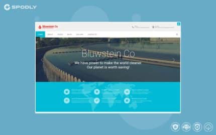 Bluwstein Co - Environmental Joomla Template