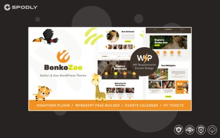 Bonko | Safari & Zoo, Pet Shop WordPress Theme