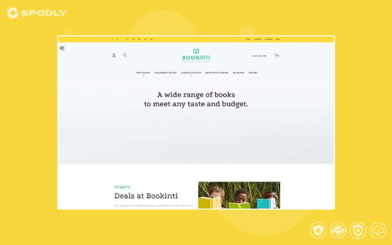 Bookinti - Book Store PrestaShop Theme Bookinti - Book Store PrestaShop Theme