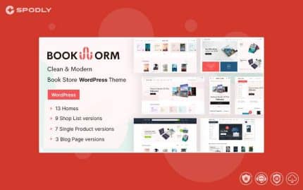 Bookworm - Bookstore & Bookshop WooCommerce Theme