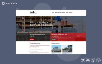 Build - Construction Company Multipage Modern Joomla Template