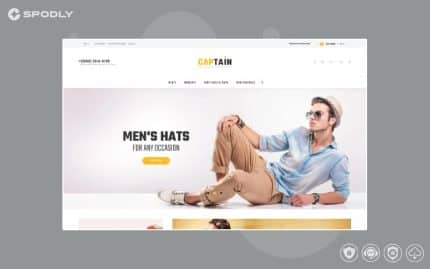 Captain – Hats and Caps Online Store Magento Theme