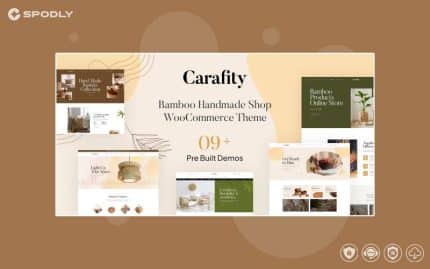 Carafity - Bamboo Handmade Shop WooCommerce Theme