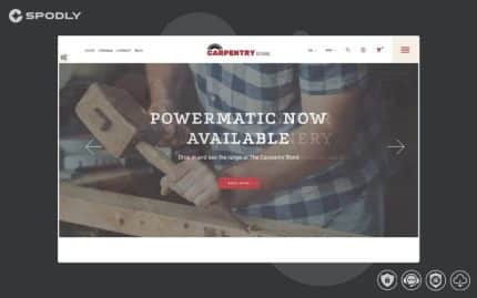 Carpentry Store PrestaShop Theme