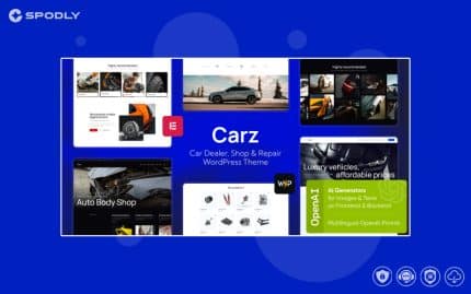 Carz — Car Dealer, Shop & Repair WordPress Theme