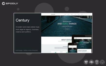 Century - Agency Multi Page Muse Template