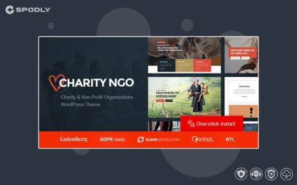 Charity NGO - Donation & Nonprofit Organization WordPress Theme
