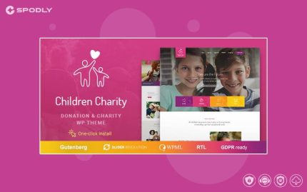 Children Charity - Nonprofit & NGO WordPress Theme