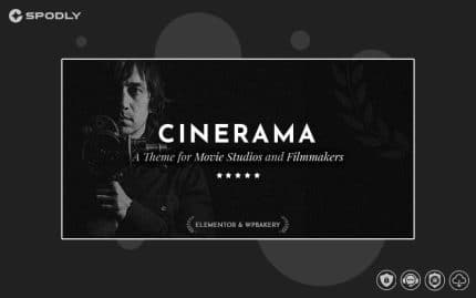 Cinerama - A WordPress Theme for Movie Studios and Filmmakers