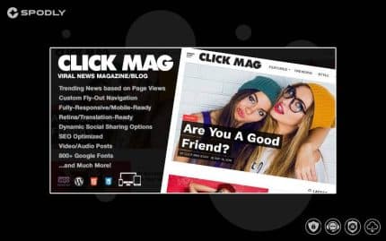 Click Mag - Viral WordPress News Magazine/Blog Theme