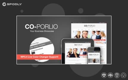 Co-Porlio: Feature Rich WordPress Theme