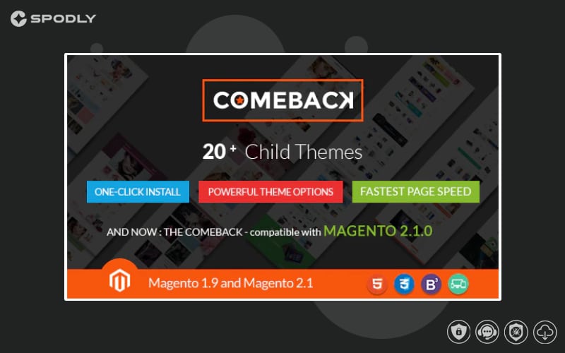 Comeback – Multi-purpose Creative Magento Themes Bundle Comeback – Multi-purpose Creative Magento Themes Bundle