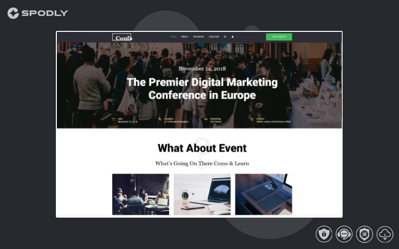 Confa - Event Joomla Template Confa - Event Joomla Template