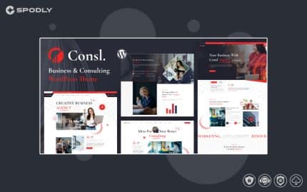 Consl - Consulting Business WordPress Theme