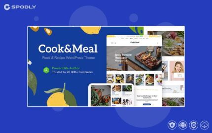 Cook&Meal - Food Blog & Recipe WordPress Theme