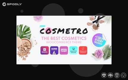 Cosmetro - Cosmetics Store Elementor WooCommerce Theme