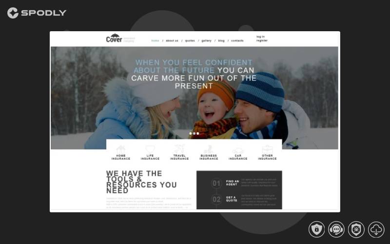 Cover - Insurance Company Multipage Joomla Template Cover - Insurance Company Multipage Joomla Template
