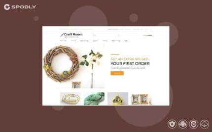 Craft Room - Handmade Responsive Stylish OpenCart Template