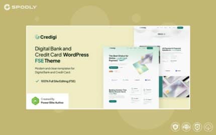 Credigi – Digital Bank & Credit Card WP Theme