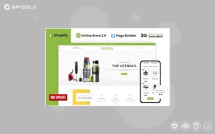 Crystal Kitchen Store Shopify Theme