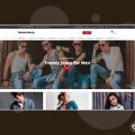 Denim Story - Jeans E-commerce Clean OpenCart Template