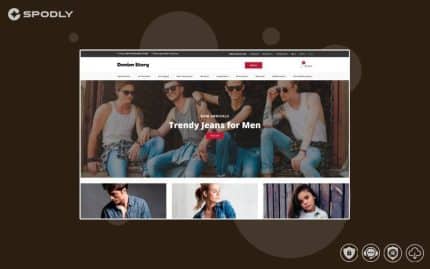 Denim Story - Jeans E-commerce Clean OpenCart Template