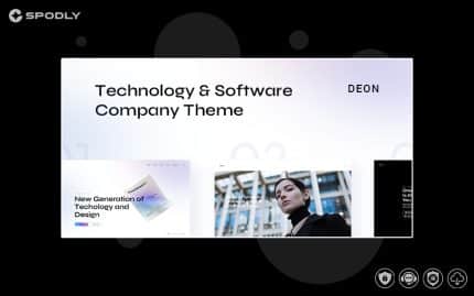 Deon - Technology and Software Company WordPress Theme