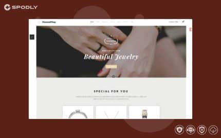 DiamondShop - Jewelry Store Joomla Template