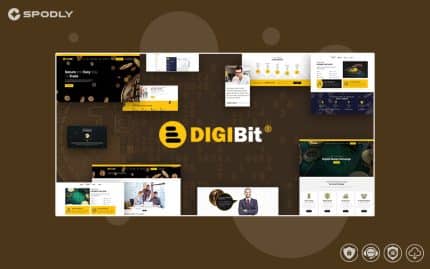 DigiBit - Bitcoin Trading WordPress Theme