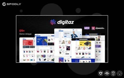 Digitaz - Electronics Elementor WooCommerce Theme