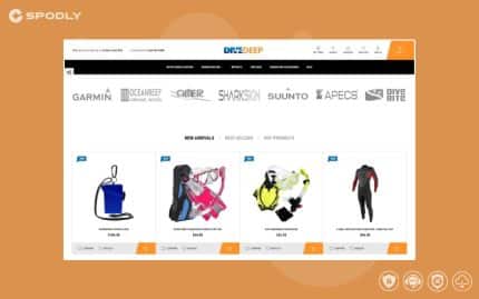 DiveDeep - Snorkeling Equipment PrestaShop Theme