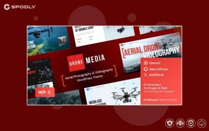Drone Media | Aerial Photography & Videography Theme