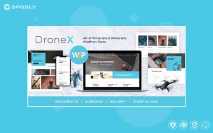 DroneX | Aerial Photography & Videography WordPress Theme