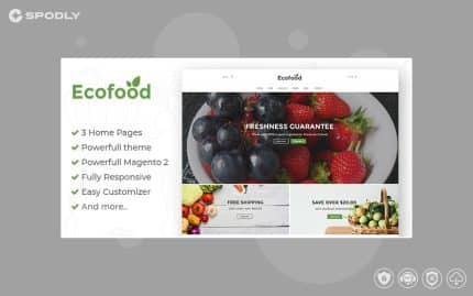 Ecofood – Responsive Organic Store Magento 2 Theme