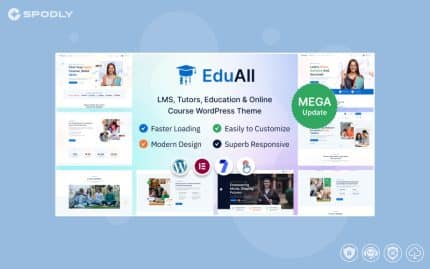 EduAll - Education LMS Tutors & Online Course WordPress Theme Multipurpose