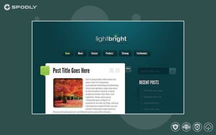 Elegant Themes LightBright WordPress Theme