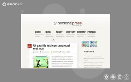 Elegant Themes PersonalPress WordPress Theme