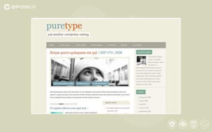 Elegant Themes PureType WordPress Theme